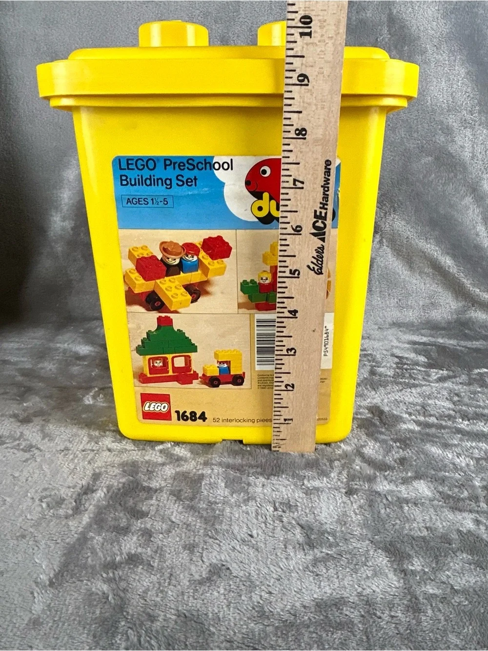 Vintage‎ Lego Duplo Incomplete Bucket Set 1684 Farm Animals Windmill Bucket